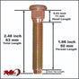 50MM Extended Wheel Studs - Toyota / Mitsubishi / Mazda