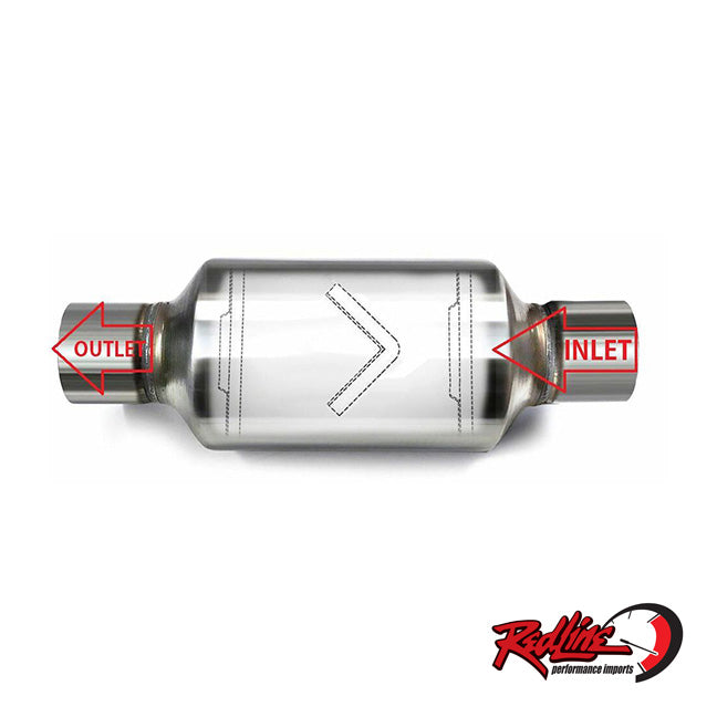 3" High Flow Chambered Muffler / Resonator