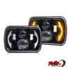 Universal 5x7 LED Headlight Hi/Lo with Turn Signals