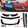 Universal Adjustable Front Splitter Kit + Side Spats