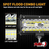 7" Three Row LED Flood / Spot Light Bar - 60W