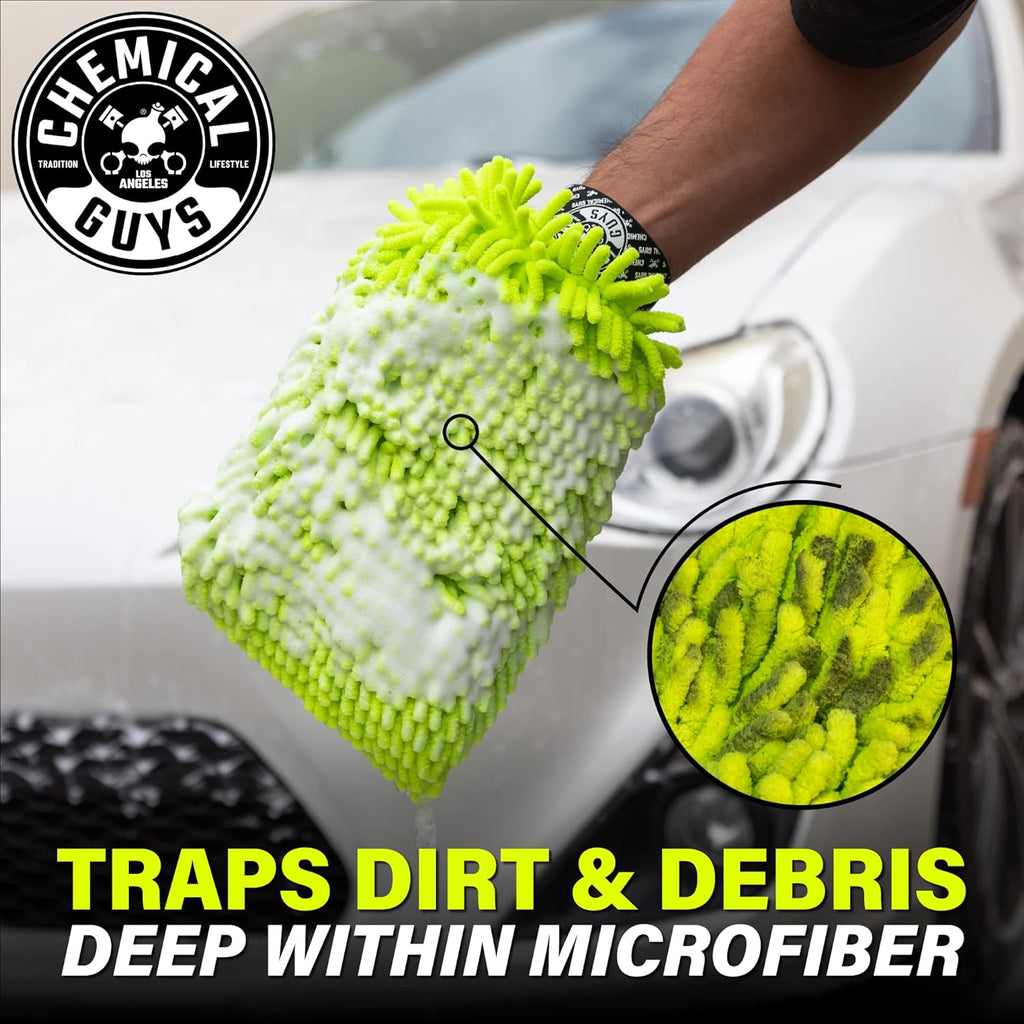 Chemical Guys - Chenille Premium Scratch-Free Wash Mitt MIC493