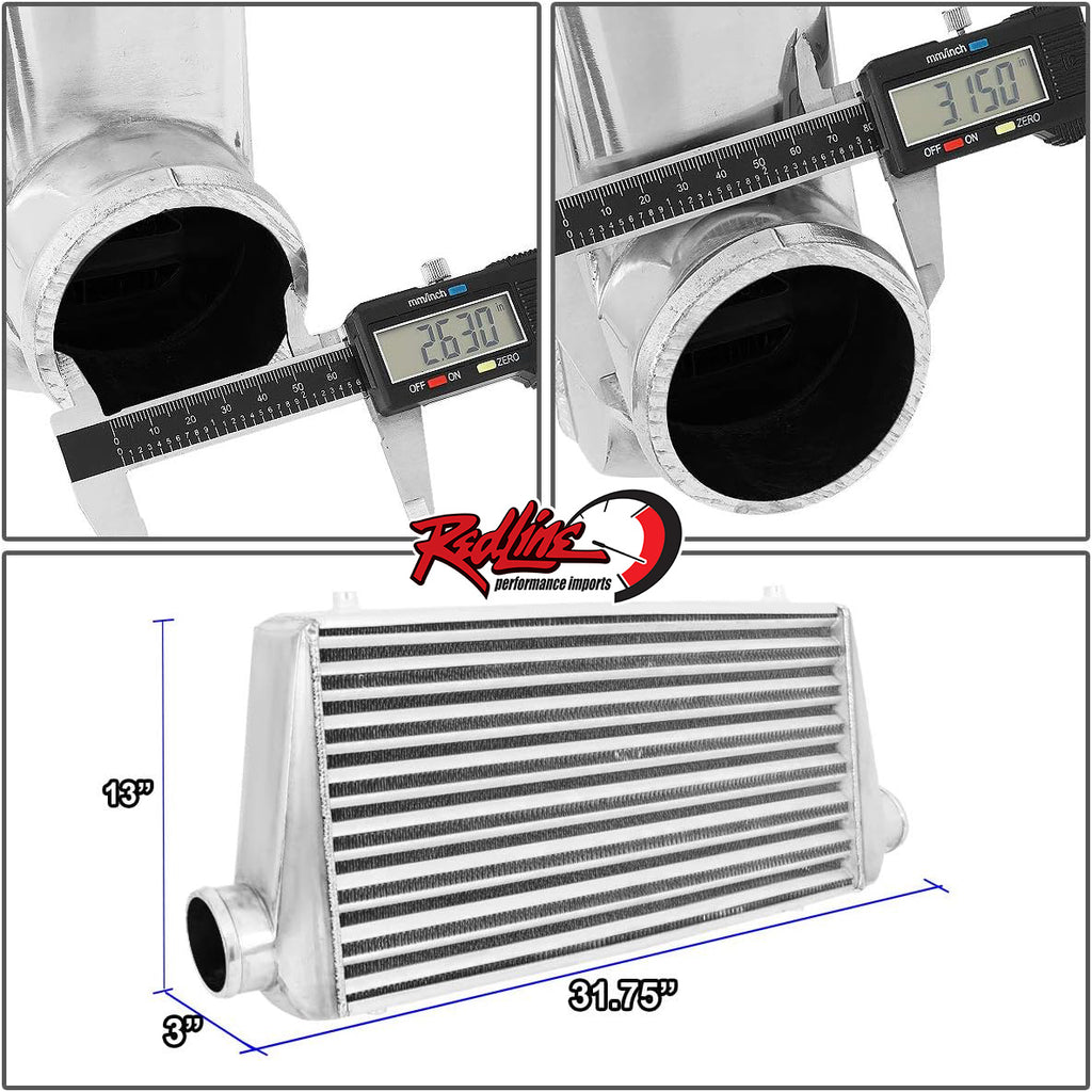 Universal Front Mount Intercooler 30.5"X12X3.25 - 3" In/Out