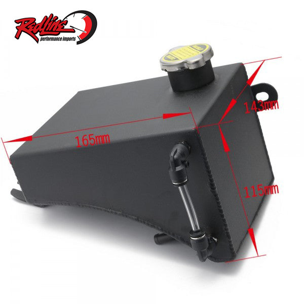 Universal Aluminum Radiator Coolant Overflow Tank S13 Style