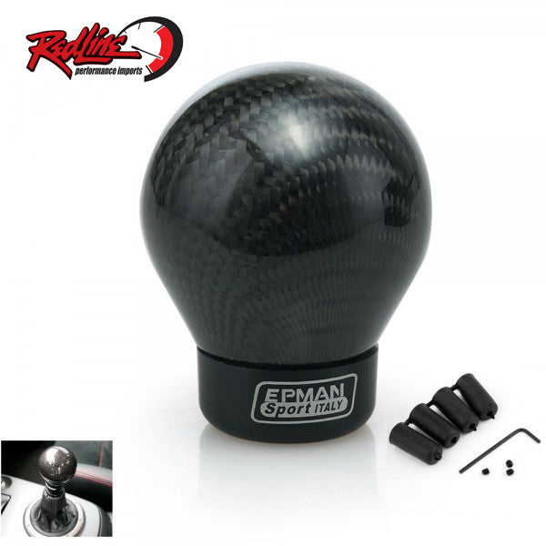 Real Carbon Fiber / Aluminum Ball Knob - Universal