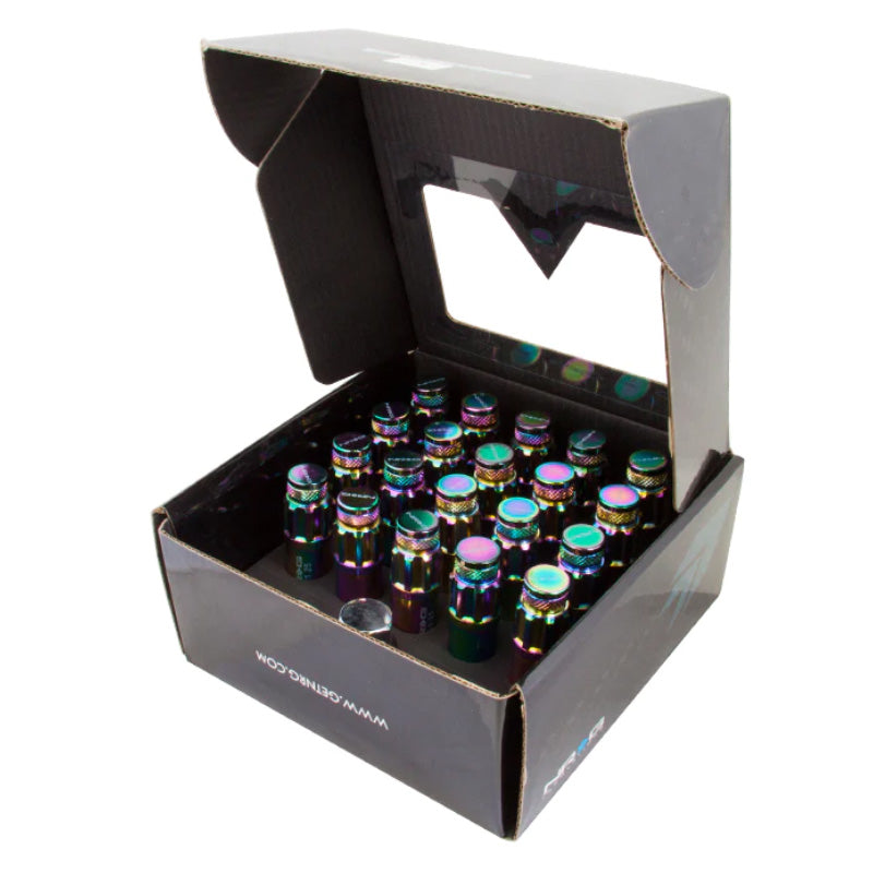 NRG Forged Steel Locking Lugnut KIt - Extended with Removable Cap