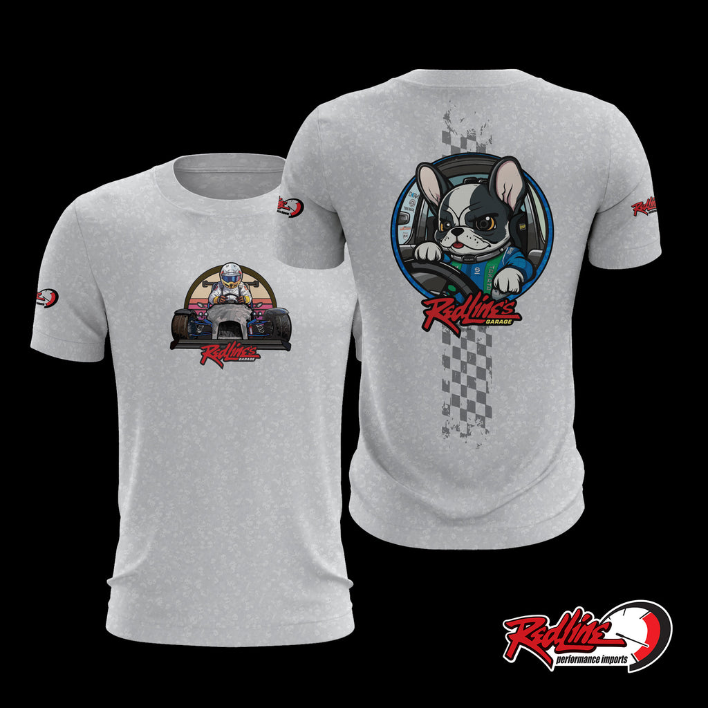 Redline Brand 'FRENCHIE' Custom Design Dry Fit T-Shirt (S,M,L,XL)