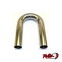 3"  180 Degree / 'U' 304 Stainless Exhaust Mandrel Bend - 2FT length