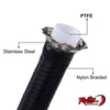 6AN / 8AN Nylon Braided E85 PTFE Fuel Line x FT