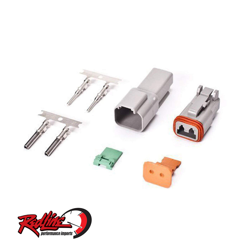 Deutsch 2-pin Connector Kit for 14/ 16/ 18 Gauge Wire