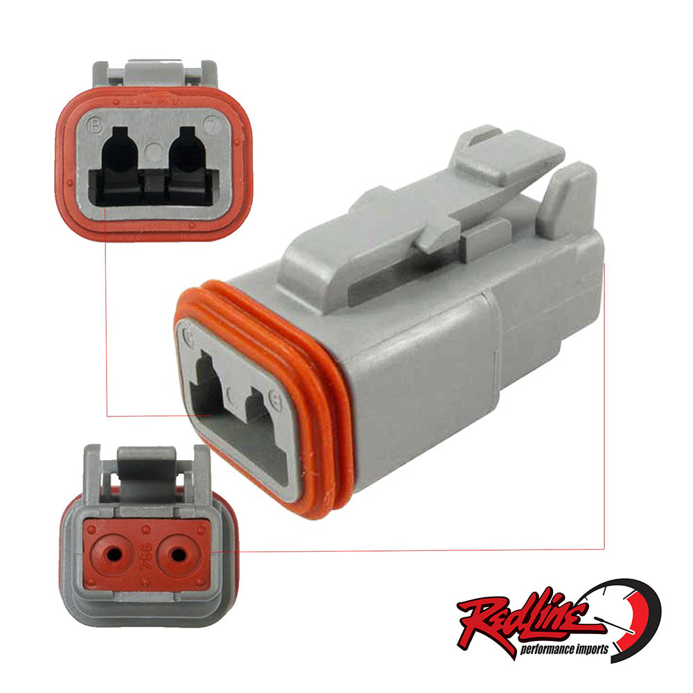 Deutsch 2-pin Connector Kit for 14/ 16/ 18 Gauge Wire