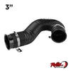 Universal 3" Intake Flex Hose with Air Funnels & Brackets