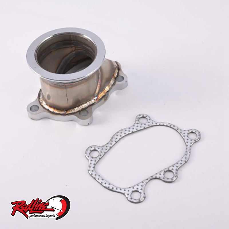 T25 / T28 5 Bolt To 2.5" V Band Flange Adapter - Stainless Steel