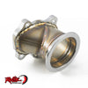 T25 / T28 5 Bolt To 2.5" V Band Flange Adapter - Stainless Steel