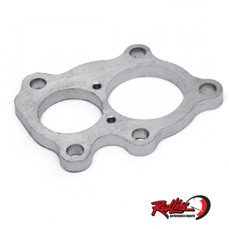 T25 /T28 GT30 Dual Turbo Downpipe Flange - Stainless Steel