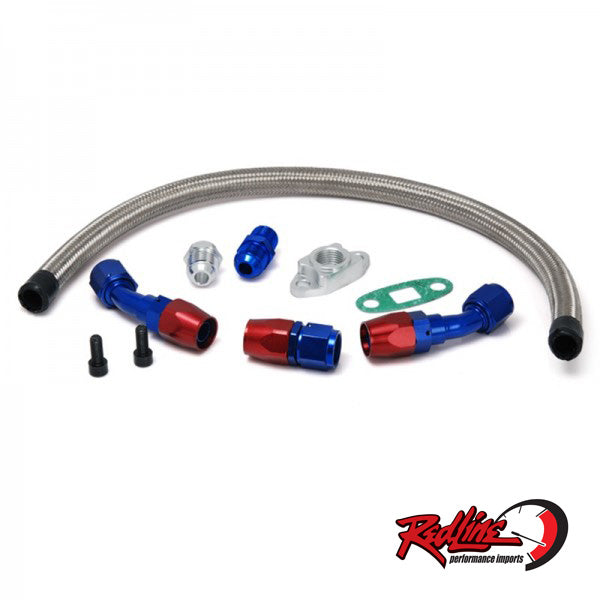 Universal T3/T4 Turbo Oil Drain Kit -10 AN