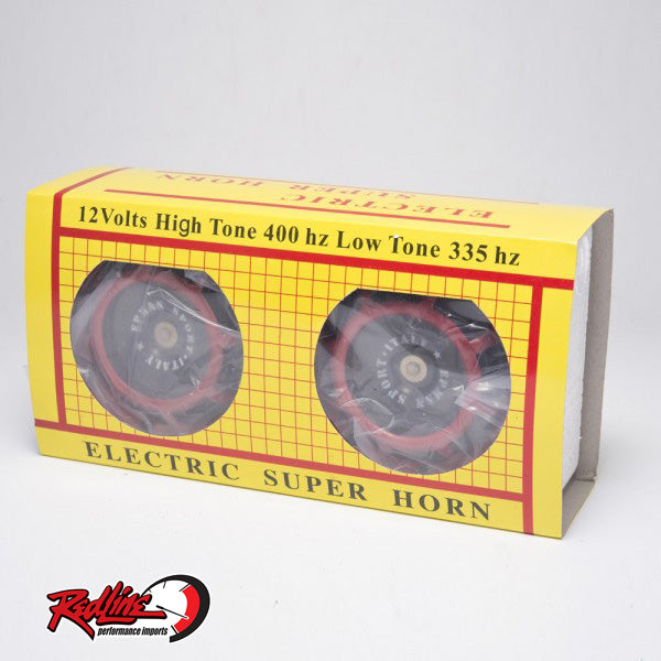 Hella Style Horns 12V - PAIR