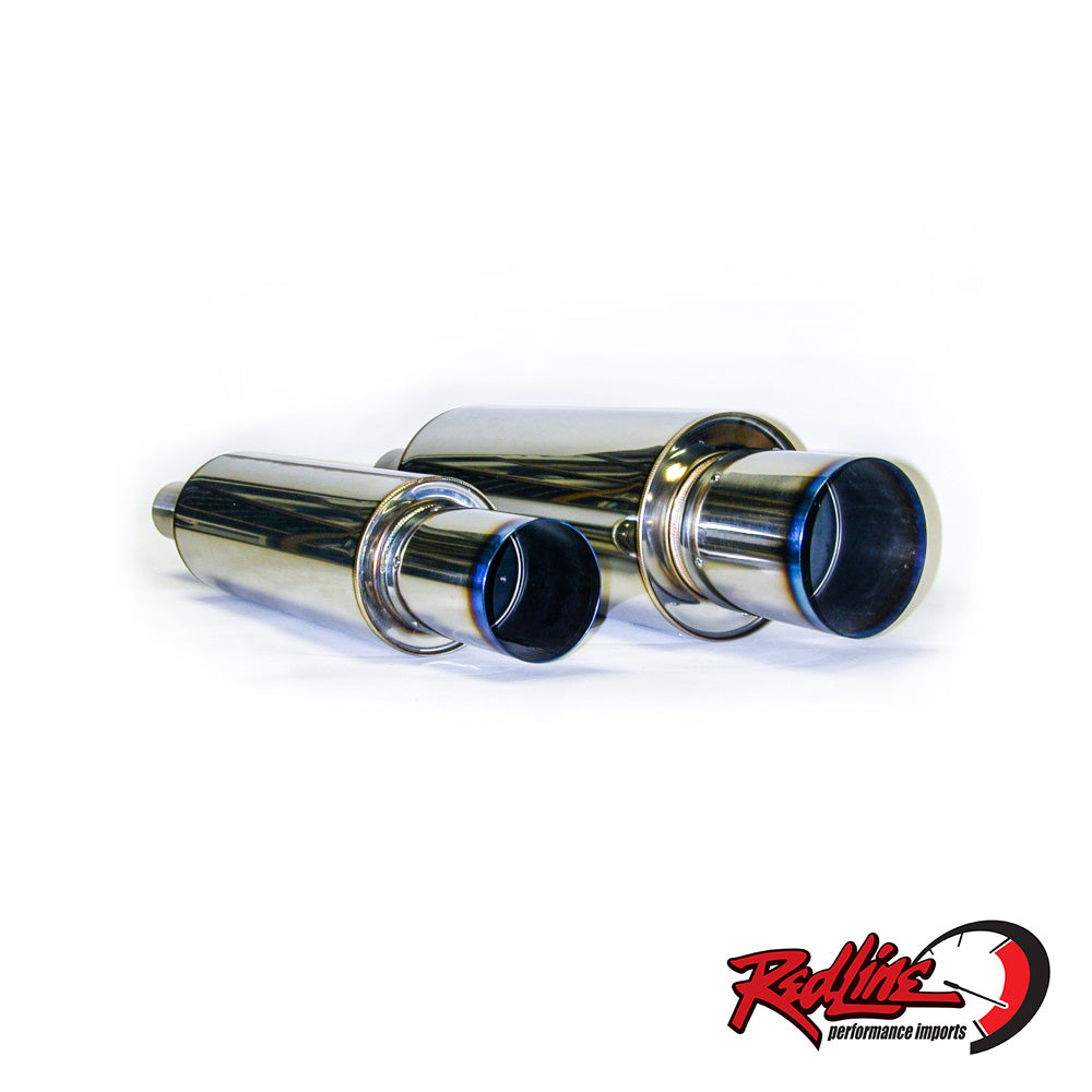 HKS Universal Stainless Hi Power Titanium Tip Muffler 2.5" and 3" Inlet