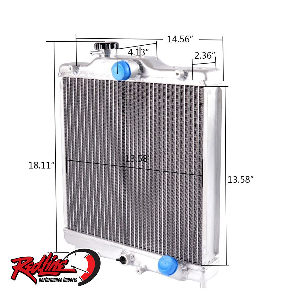 Honda 'Half Size' Triple Core Radiator