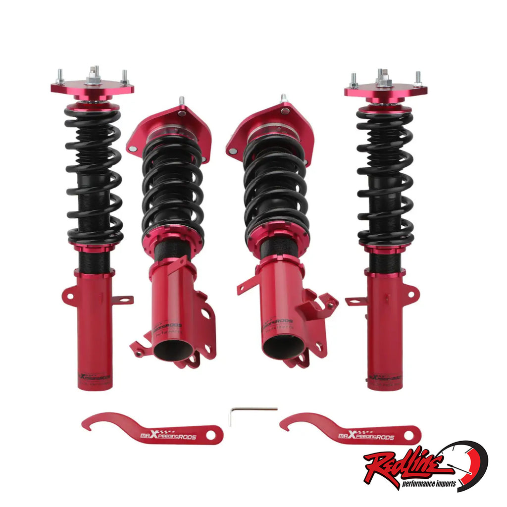 MaXpeedingrods 24way Adjustable Coilover Kit w Camber Plates - AE Series Corolla