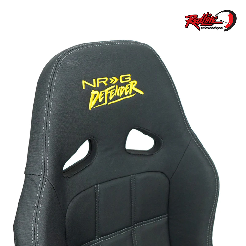 NRG 'Defender' Waterproof Breathable Fixed Back Bucket Seat - Black