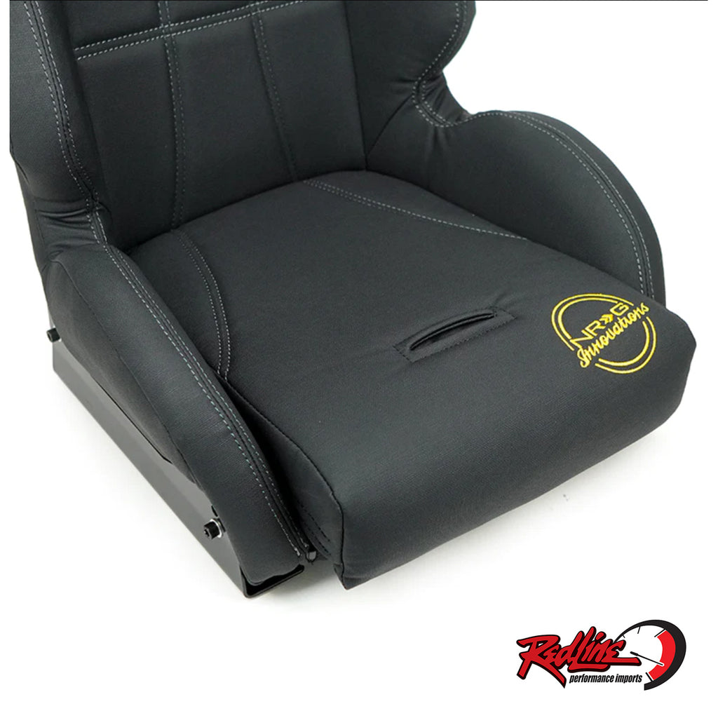 NRG 'Defender' Waterproof Breathable Fixed Back Bucket Seat - Black