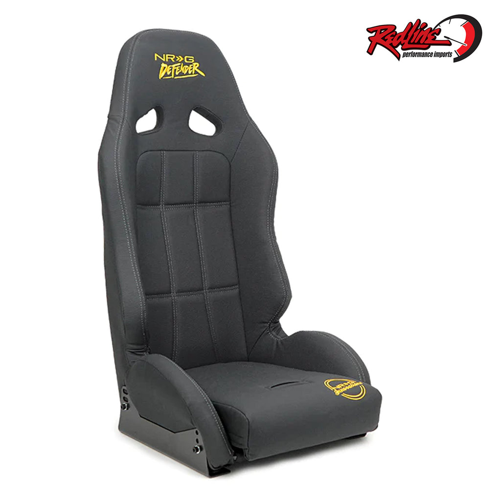 NRG 'Defender' Waterproof Breathable Fixed Back Bucket Seat - Black