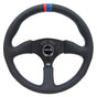 NRG M3 350mm 2" Deep Comfort Grip Leather Steering Wheel