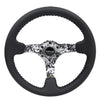 NRG DIGITAL CAMO 350mm Leather Deep Dish Reinforced Steering Wheel