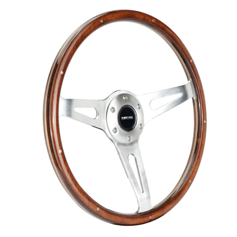 NRG Classic Woodgrain Mahogany Steering Wheel