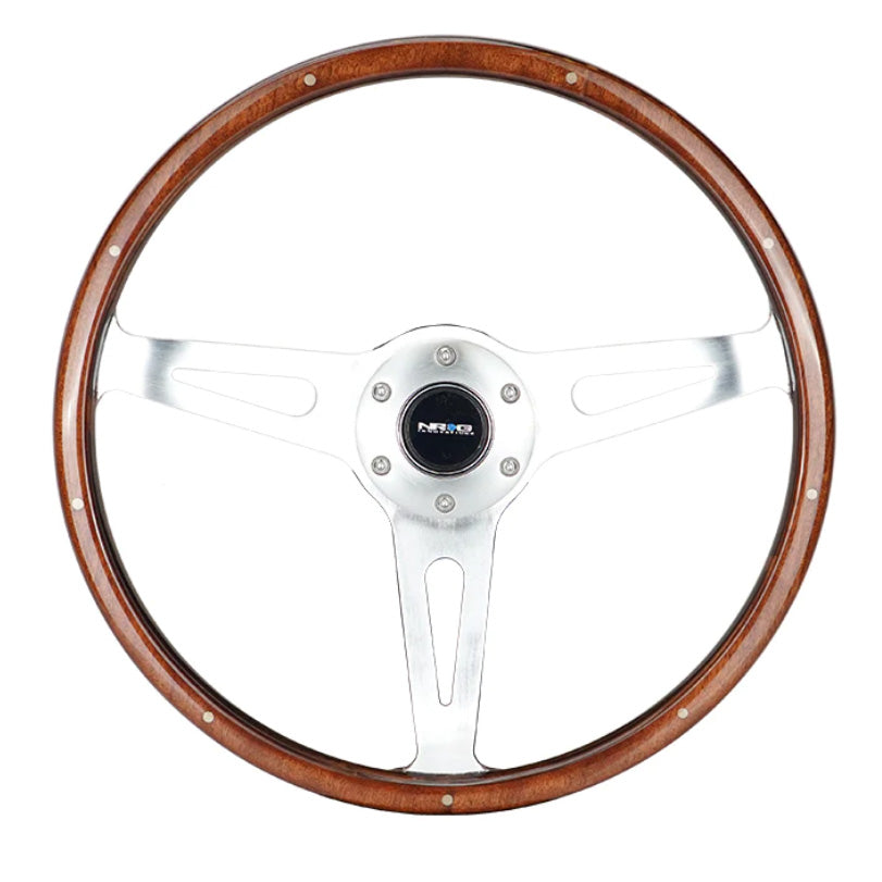 NRG Classic Woodgrain Mahogany Steering Wheel