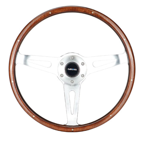 NRG Classic Woodgrain Mahogany Steering Wheel