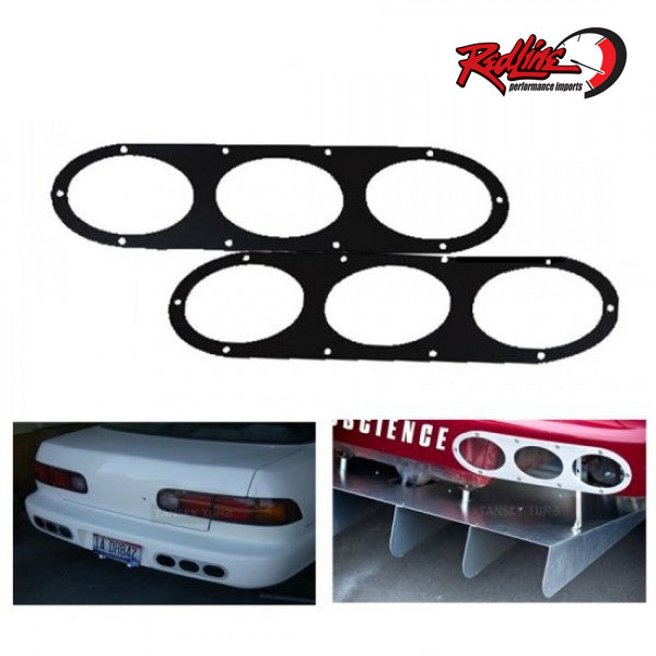 Rear Bumper Race Air Diversion Diffuser