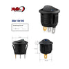 Round LED Toggle Switch 12V, 20A, 3 Pin