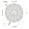 SPAL 14" S-Blade Puller Electric Fan - 1864CFM