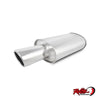 Vibrant STREETPOWER Oval Style Muffler 2.5" and 3" Inlet