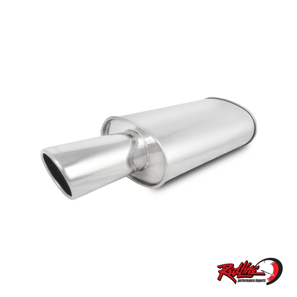 Vibrant STREETPOWER Oval Style Muffler 2.5" and 3" Inlet