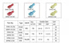 180pcs Female & Male Fully Insulated Wire Terminal Connectors