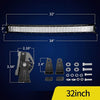 4D 32 Inch Curved Led Light w Harness