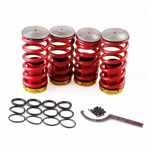 Universal Adjustable Coilover Spring / Sleeve Kit