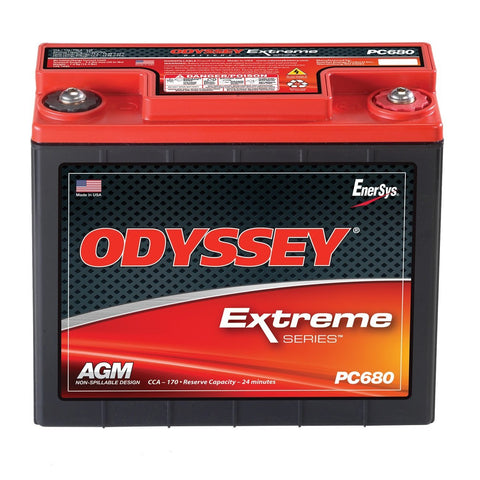 Odyssey PC680 AGM 12V Slim, Lightweight Battery